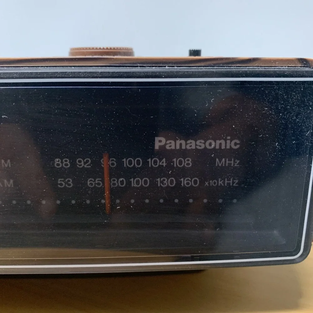 Vintage Panasonic RC-6030 Flip Clock AM/FM Radio Groundhog Day Retro WORKING